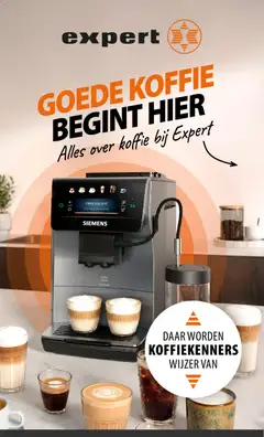 Voorbeeld van Expert folder Kofie van winkel Expert geldig vanaf 12-10-2026