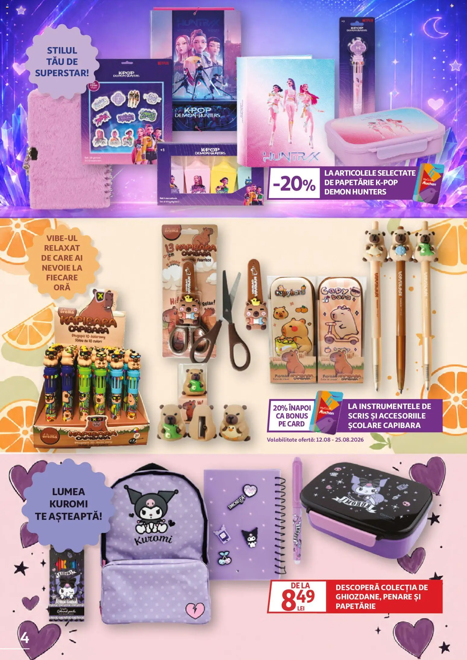 Previzualizarea de cataloage: Auchan Auchan Catalog Back to School valabil de la 17.08.2026