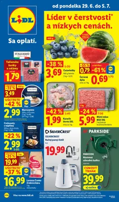 Náhľad Lidl letáku platného od 29.06.2026