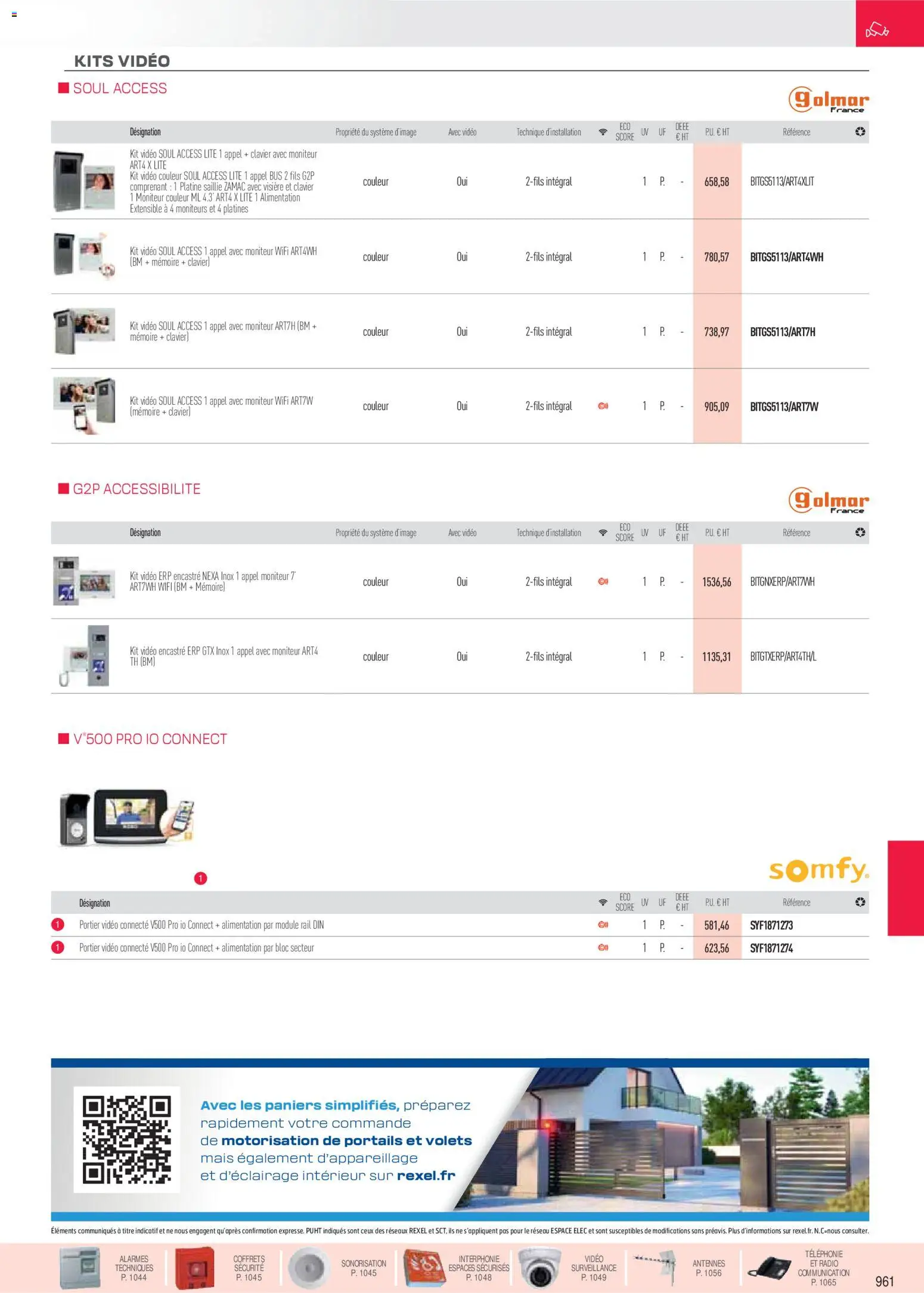 Prévisualisation de Brochure sécurité, communication du magasin Rexel formulaire valide 18/11/2025 - Vidéo, Radio, Alimentation, Clavier, Mais, Moniteur, Portier