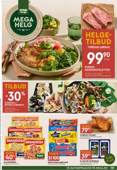 Forhåndsvis Coop Mega Mega Helg fra butikk Coop Mega gyldig fra 02/07/2026