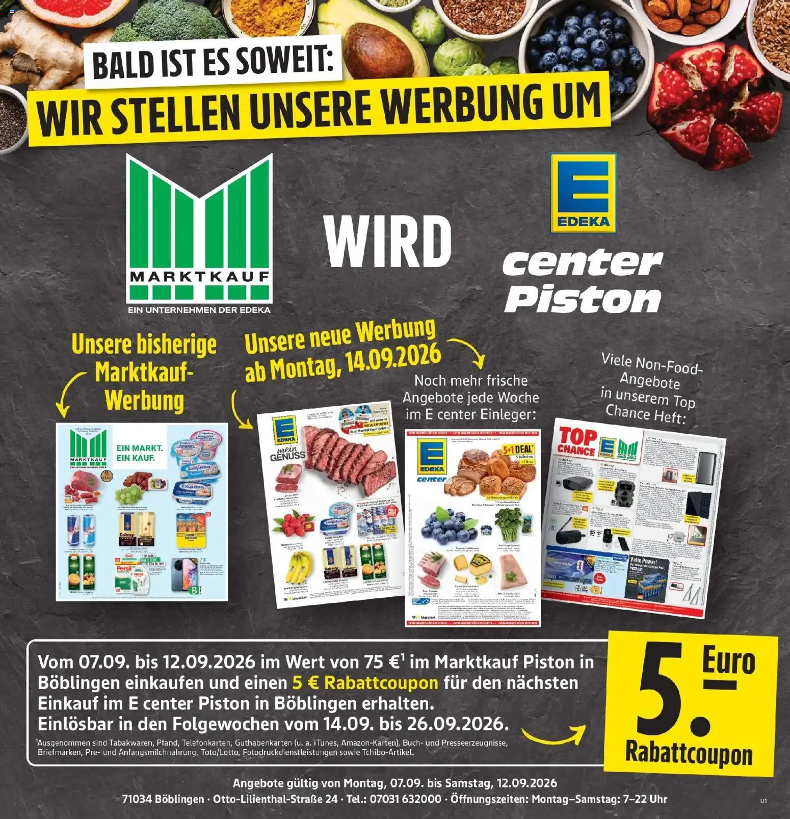 Vorschau von dem Prospekt des Geschäftes Marktkauf, gültig ab dem 07.09.2026