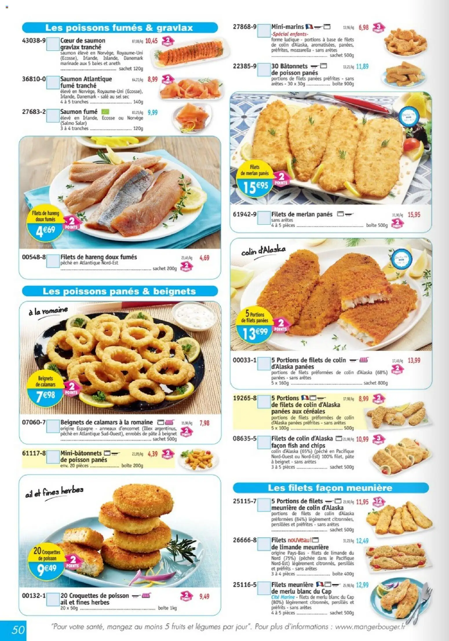 Prévisualisation de Maximo catalogue du magasin Maximo formulaire valide 26/10/2026 - Poisson, Fruits, Saumon, Beignet, Croquettes, Hareng, Base, Filets de Hareng