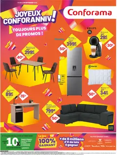 Prévisualisation de Conforama catalogue du magasin Conforama formulaire valide 08/09/2026
