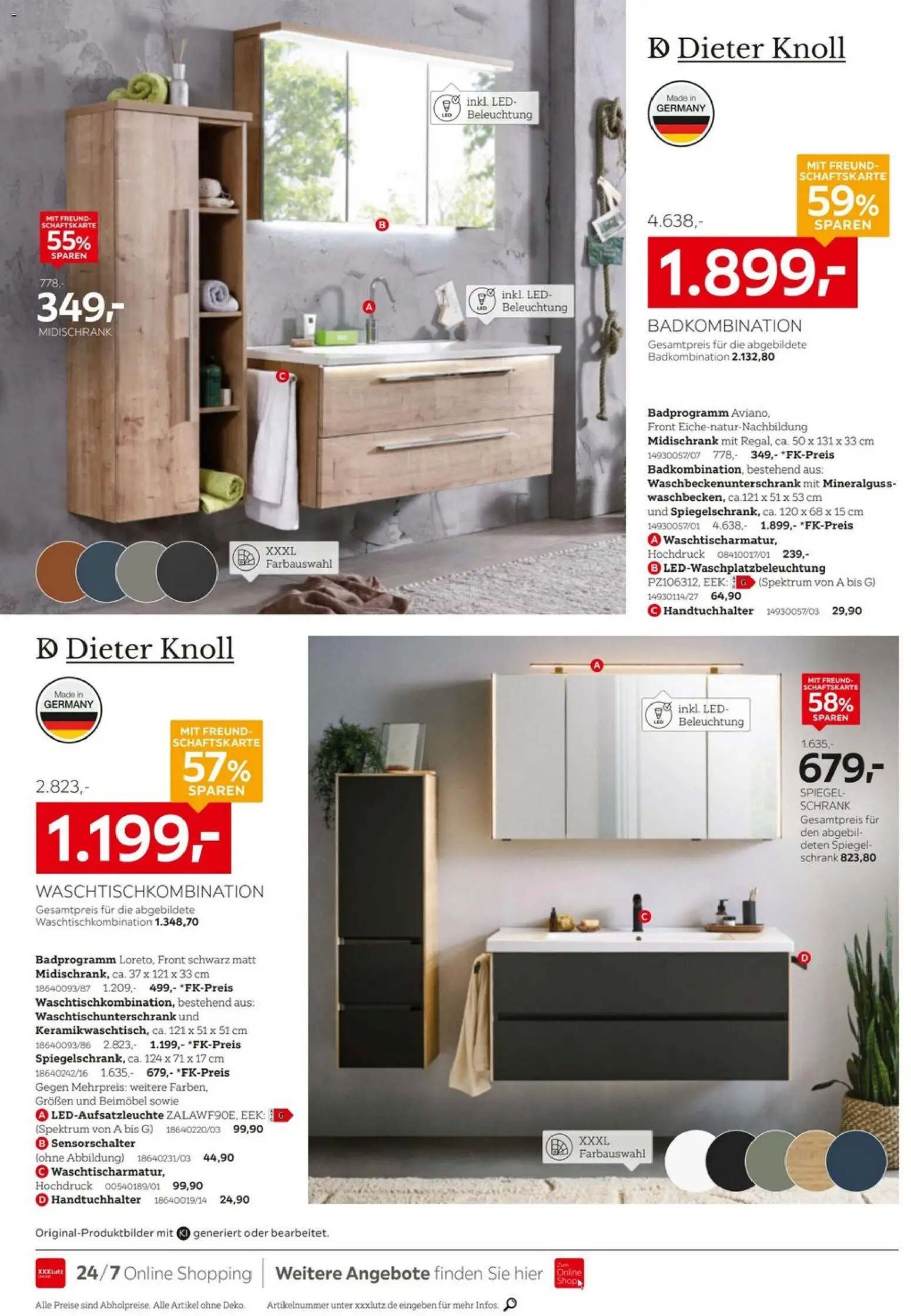 Vorschau von dem Prospekt des Geschäftes XXXLutz, gültig ab dem 24.10.2026 - Spiegel, Schrank, Handtuchhalter, Midischrank