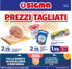Anteprima dell'opuscolo SIGMA volantino Toscana dal negozio SIGMA valido da 16/07/2026