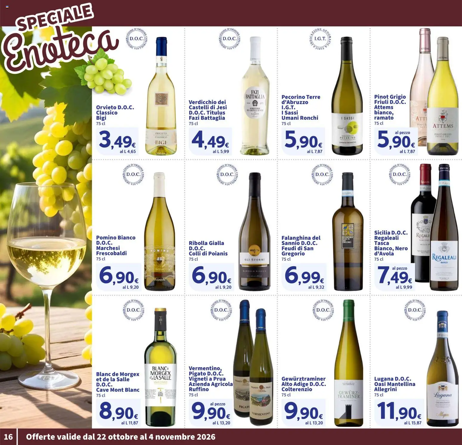 Anteprima dell'opuscolo SIGMA volantino Toscana dal negozio SIGMA valido da 22/10/2026 - Enoteca, Pecorino