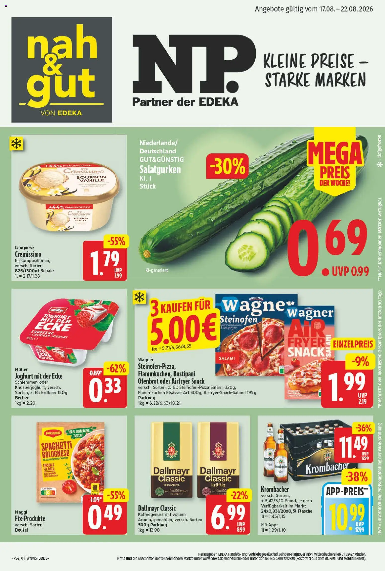 Vorschau von dem Prospekt des Geschäftes NP Discount, gültig ab dem 17.08.2026
