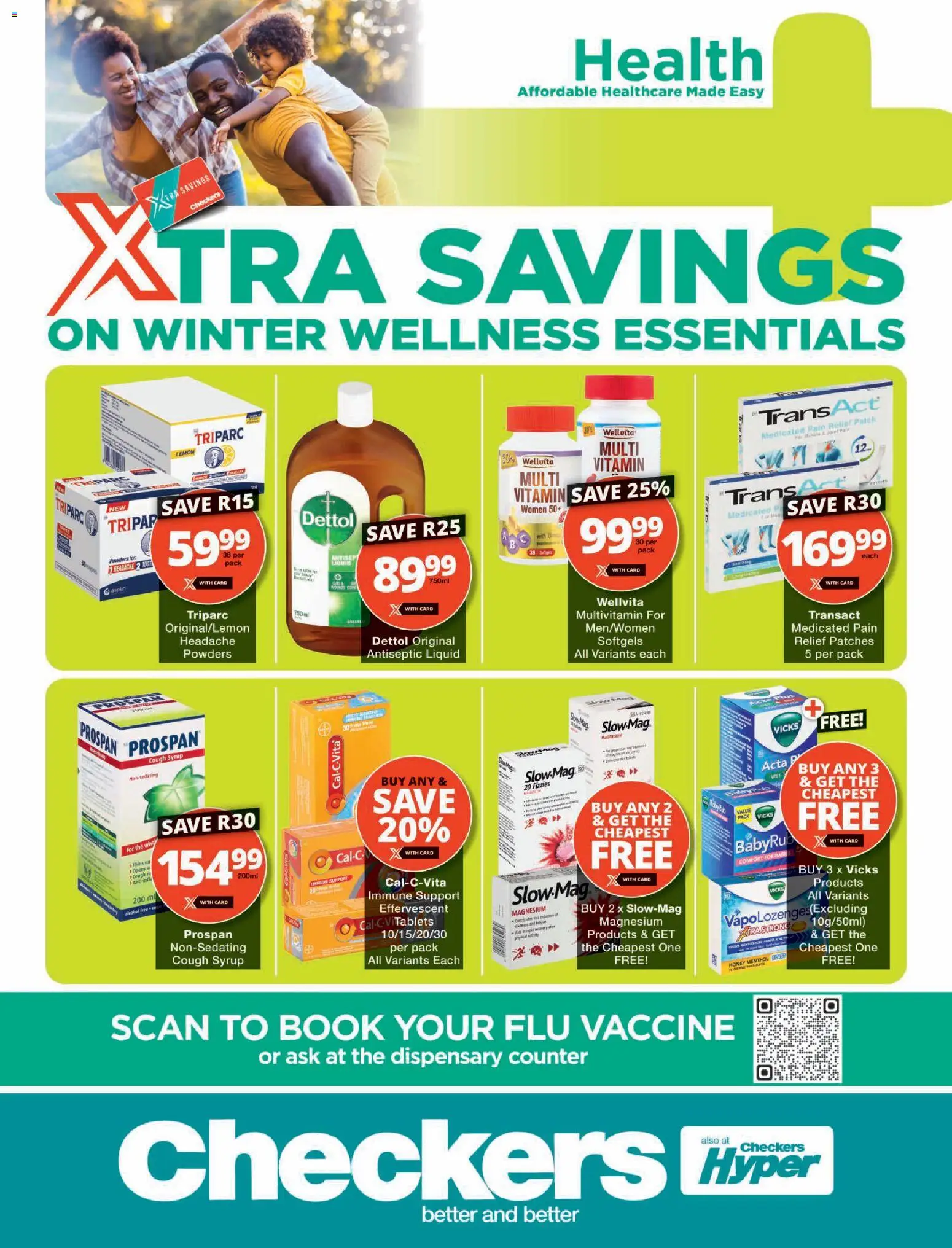 Preview of Checkers flyer valid from 18/05/2026 - Cough syrup, Lemon, Syrup, Antiseptic liquid
