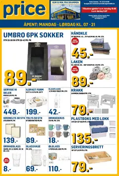 Forhåndsvis Price Lagerbutikk kundeavis fra butikk Price Lagerbutikk gyldig fra 18/06/2026