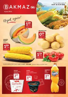 Pregled letka Bakmaz Katalog trgovine Bakmaz vrijedi od 15.07.2026