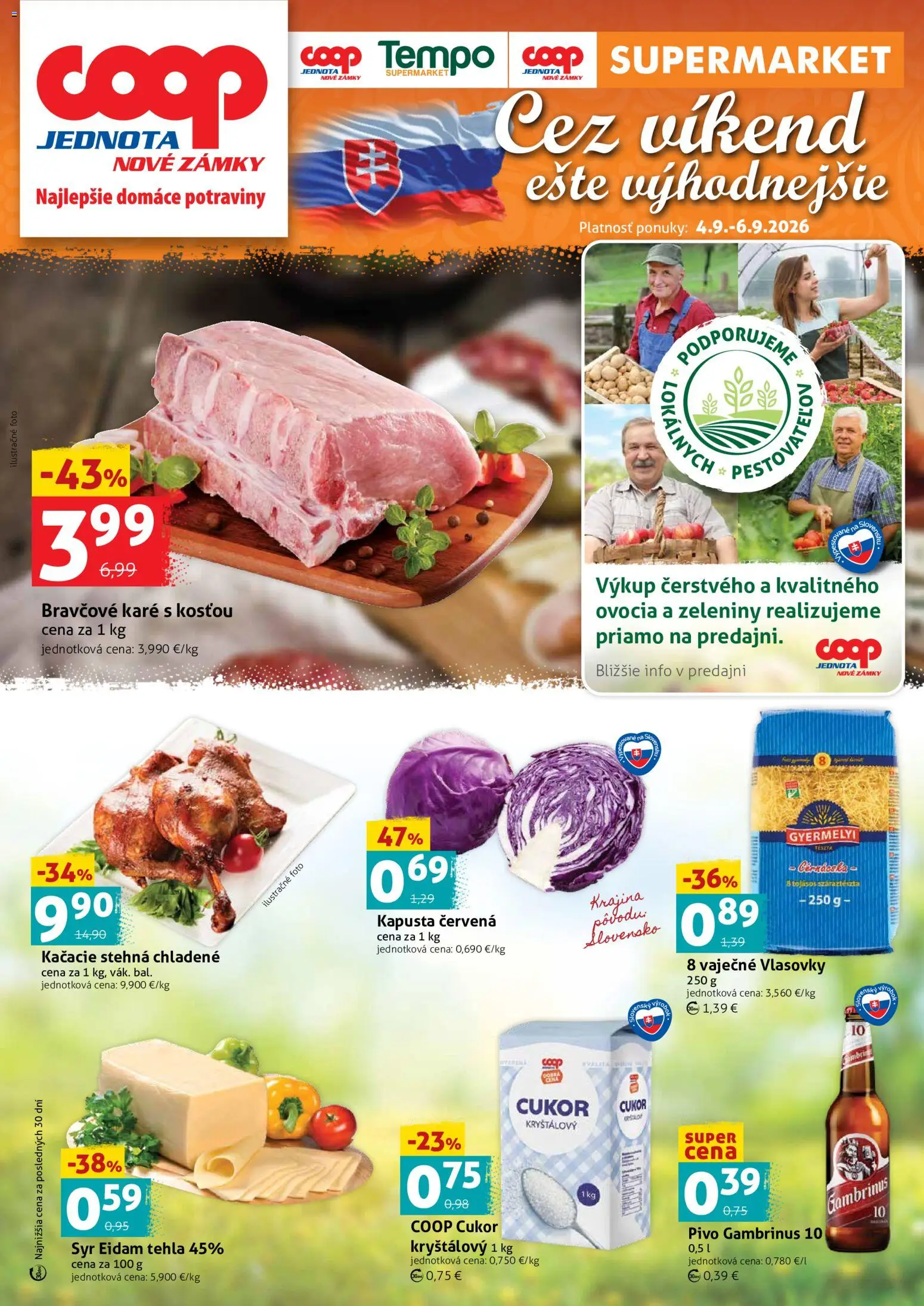 Náhľad COOP Jednota letáku platného od 04.09.2026