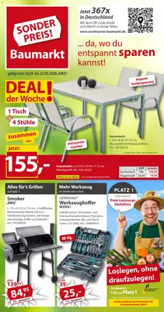 Vorschau von dem Prospekt des Geschäftes Sonderpreis Baumarkt, gültig ab dem 16.05.2026