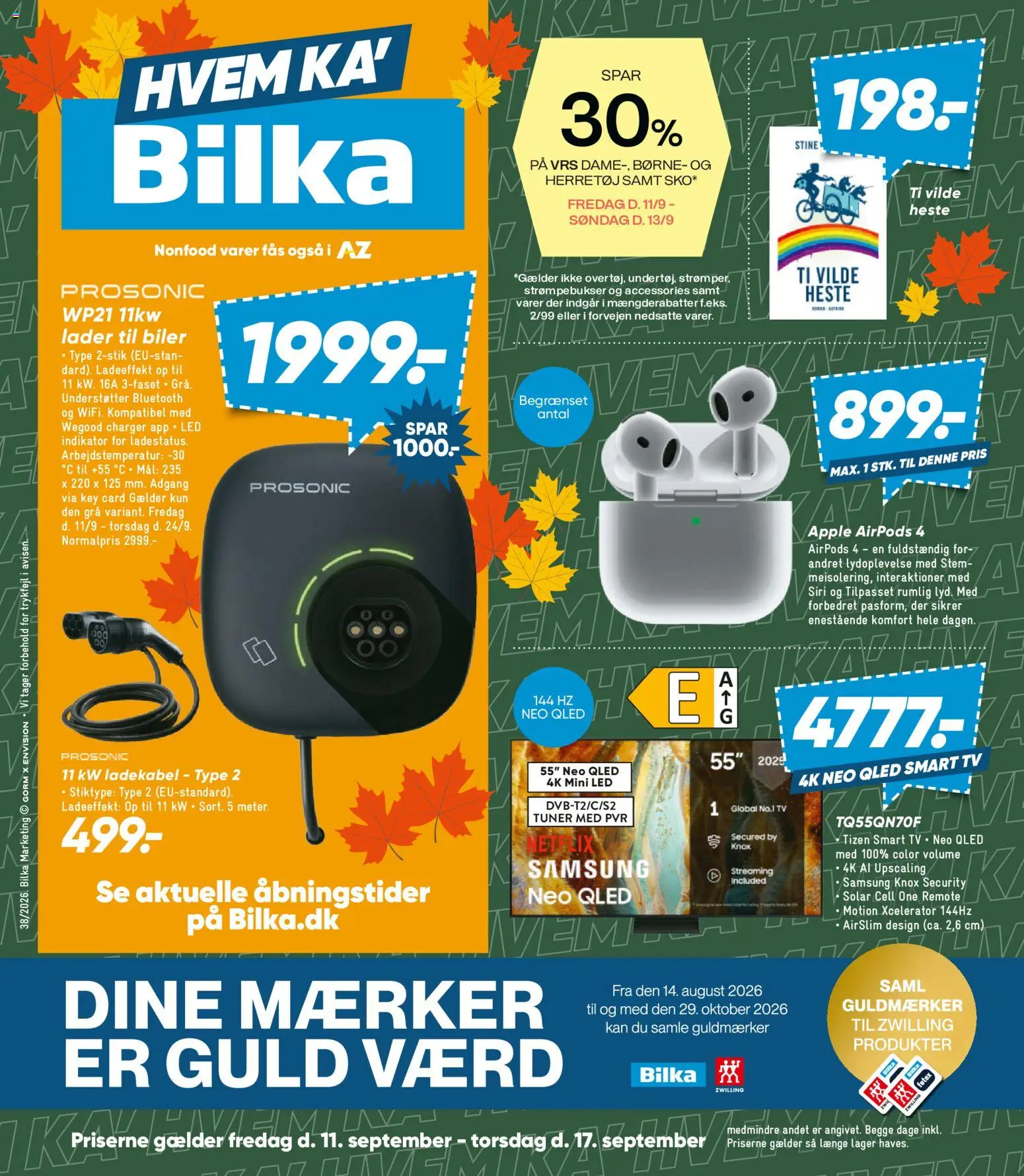 Eksempel på tilbudsavis Bilka - Nonfood fra butik Bilka gyldig fra 11/09/2026