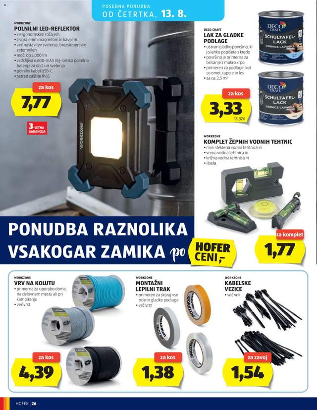 Novi Hofer katalog od 05.08.