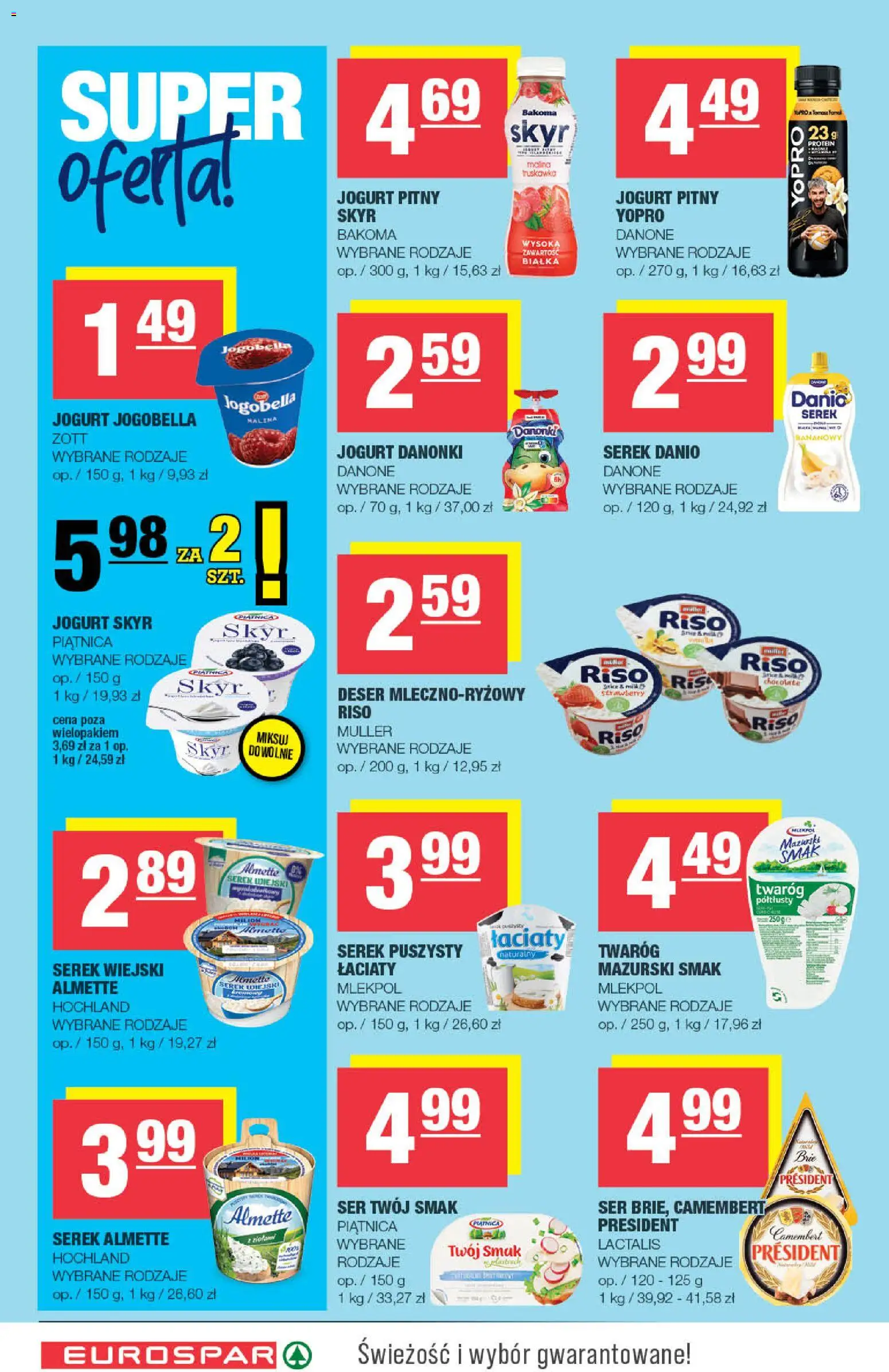 Pogląd gazetki "Spar gazetka - Eurospar" ze sklepu Spar ważnej od 26.08.2026