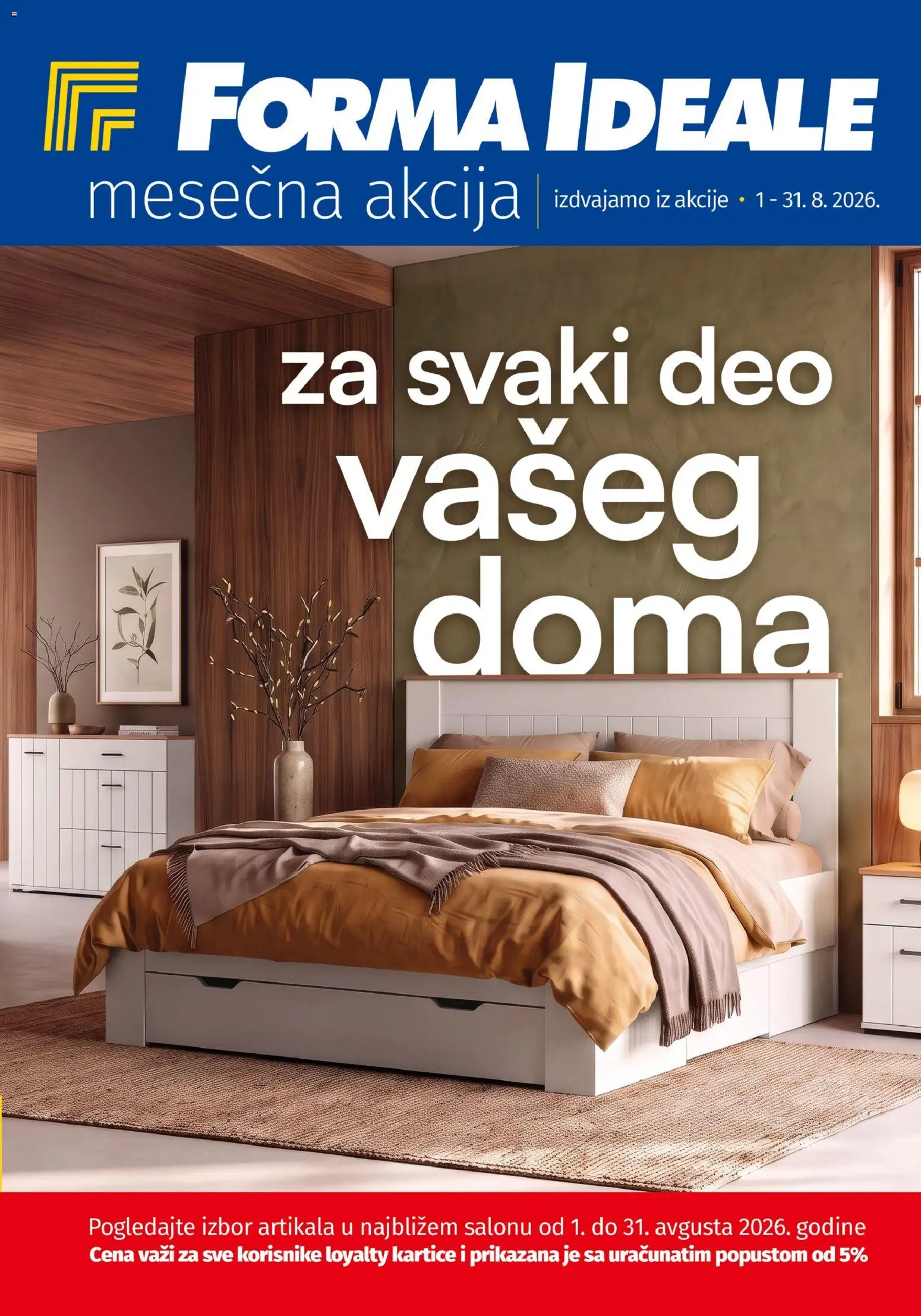 Pregled Forma Ideale kataloga - važi od 01.08.2026
