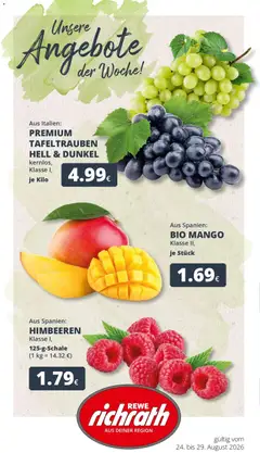 Vorschau von dem Prospekt des Geschäftes Rewe, gültig ab dem 24.08.2026