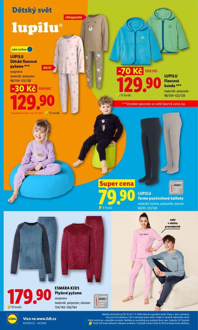 Nový Lidl leták od 26.10.