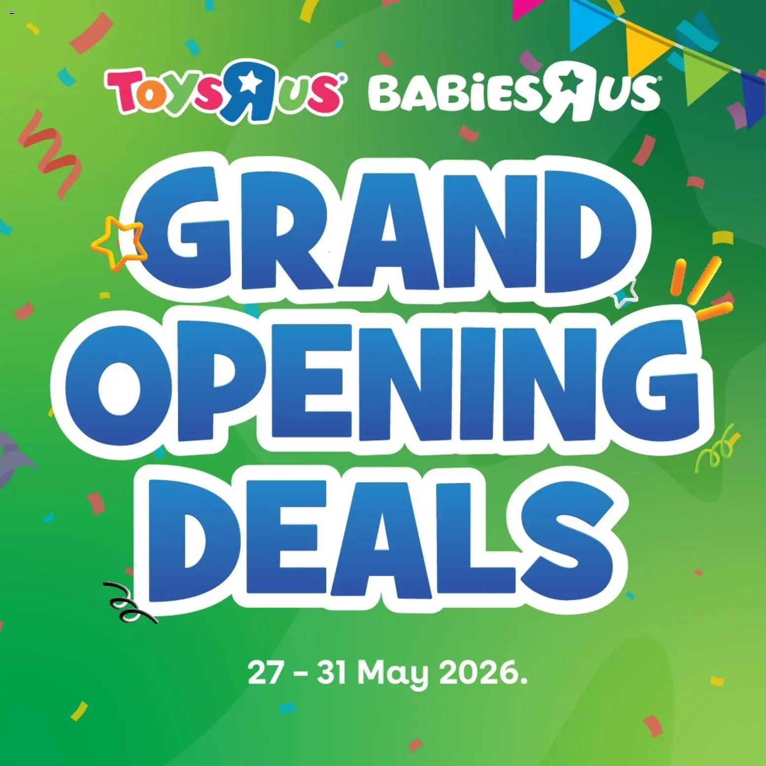 Preview of Toys R Us flyer valid from 27/05/2026