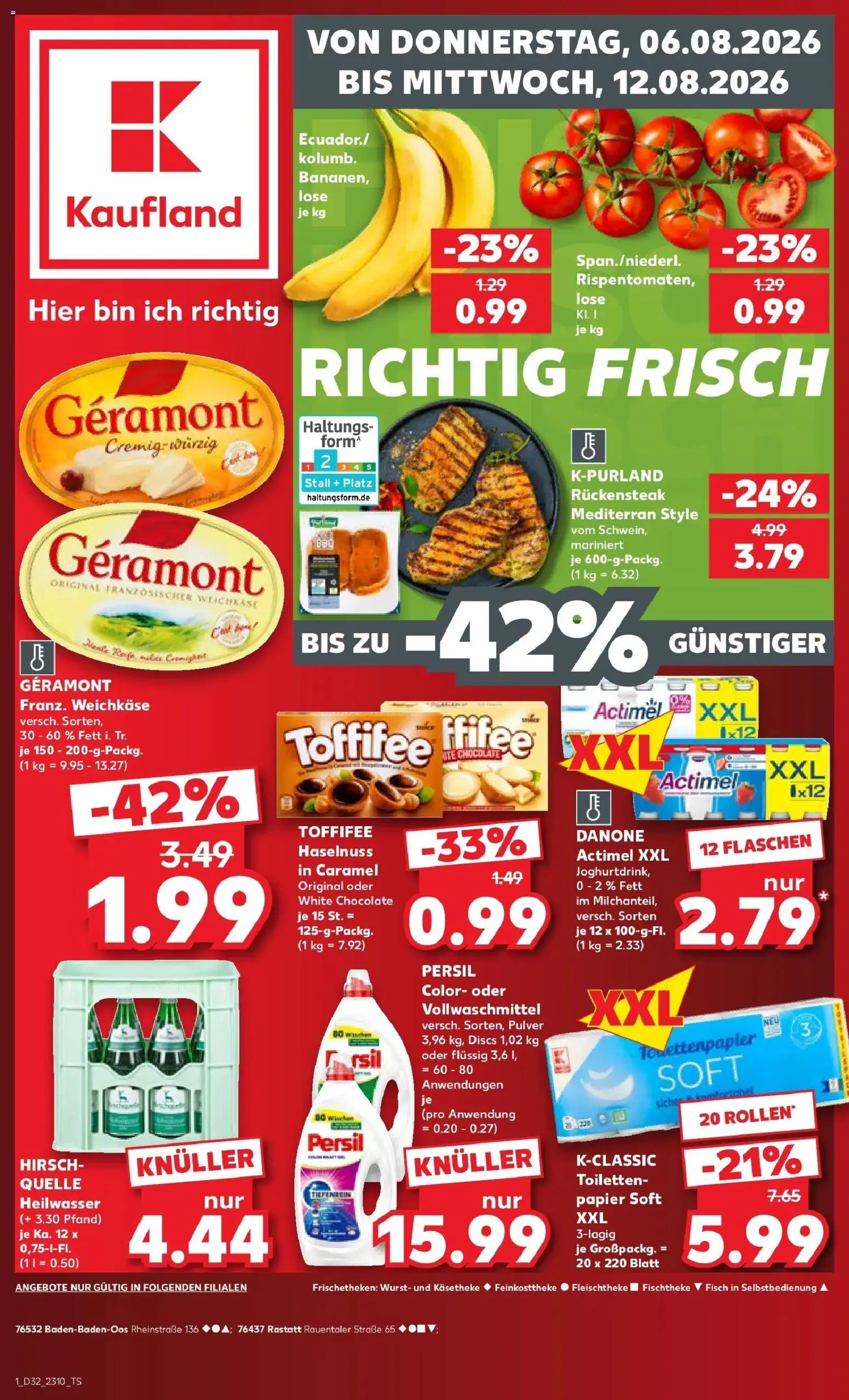 Vorschau von dem Prospekt des Geschäftes Kaufland, gültig ab dem 06.08.2026