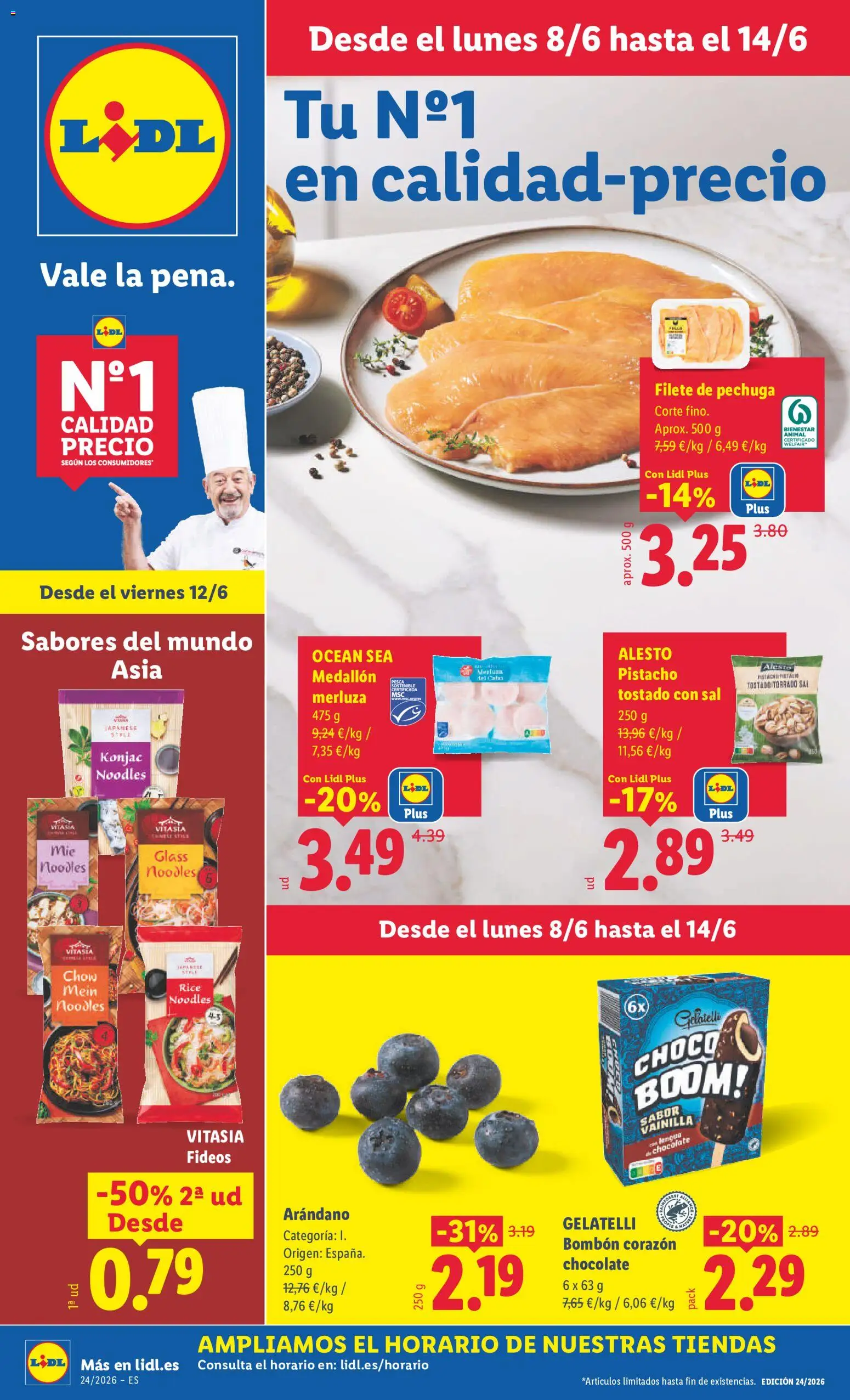 Vista previa del folleto de la tienda Lidl válido desde el 08/06/2026 