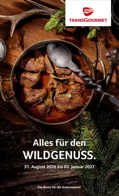 Vorschau der Angebote: Transgourmet Transgourmet Alles für den Wildgenuss gültig ab 31.08.2026