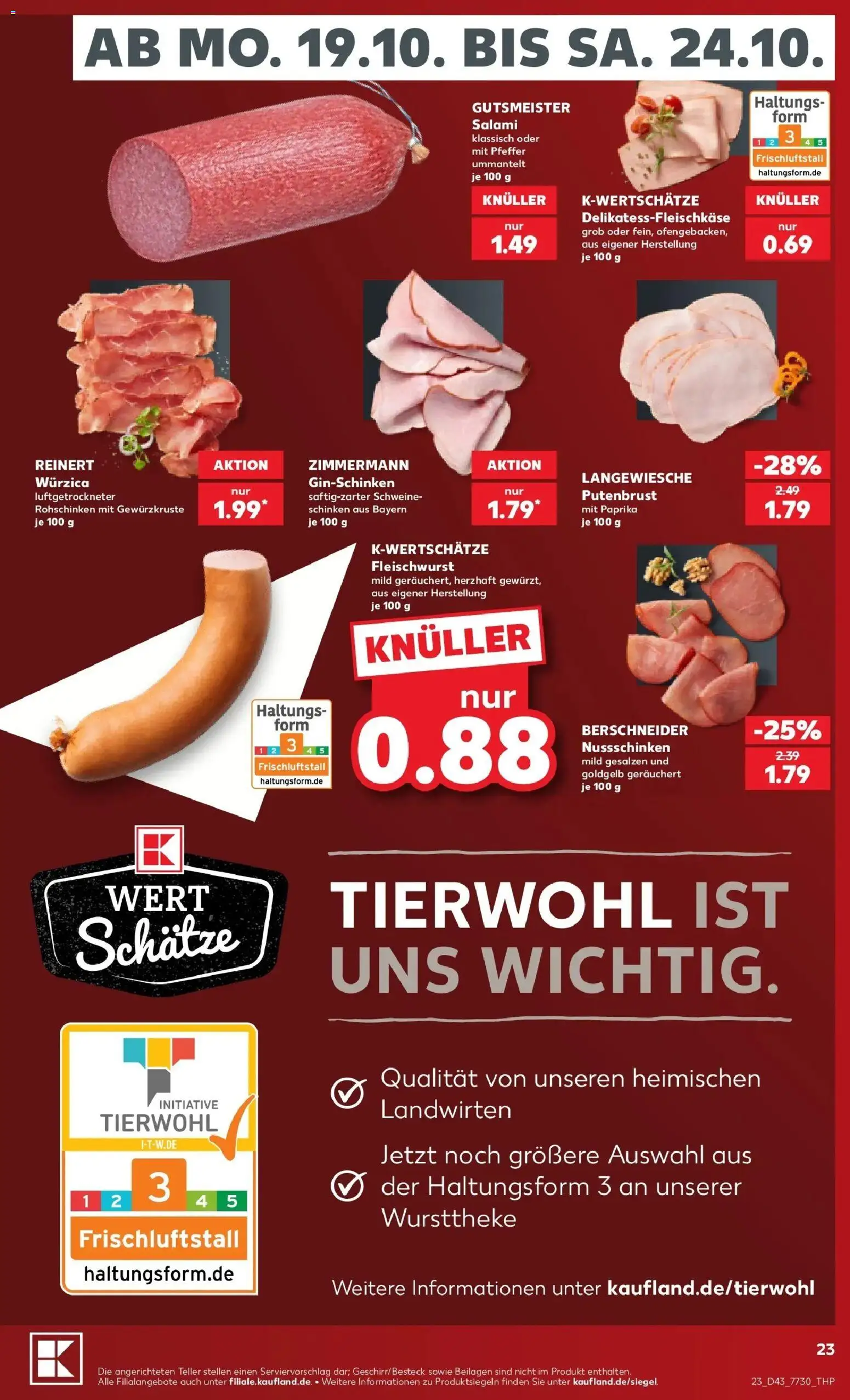 Vorschau von dem Prospekt des Geschäftes Kaufland, gültig ab dem 19.10.2026