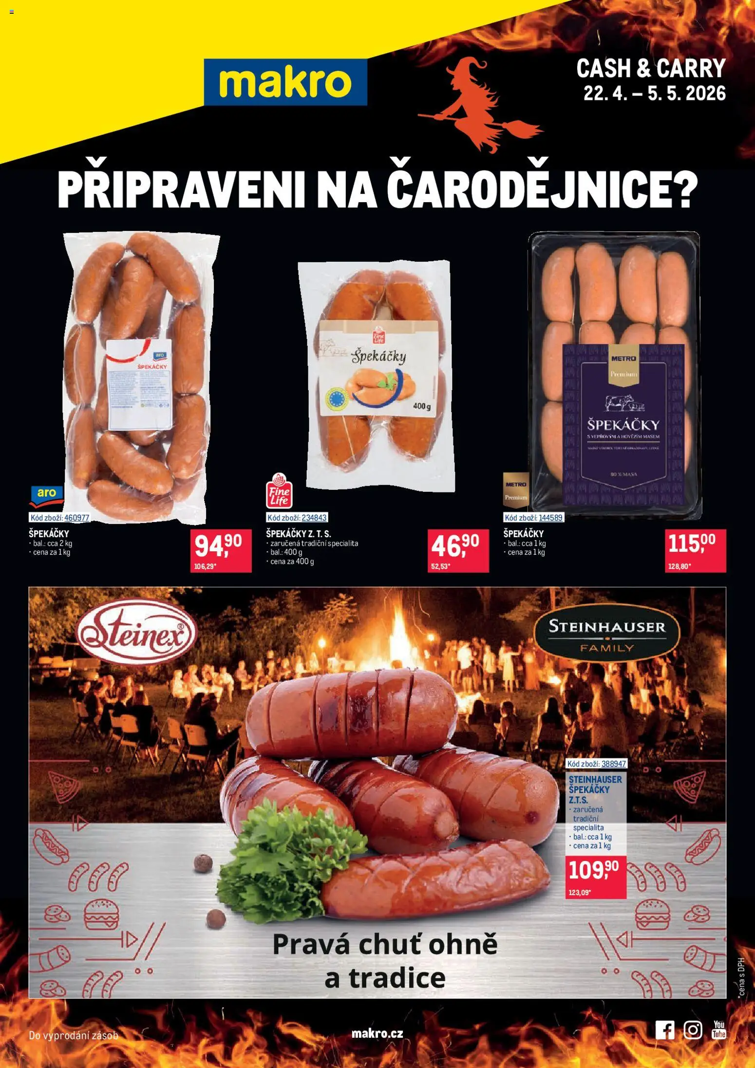 Náhled nabídky: Makro Makro leták - Čarodějnice platný od 22.04.2026