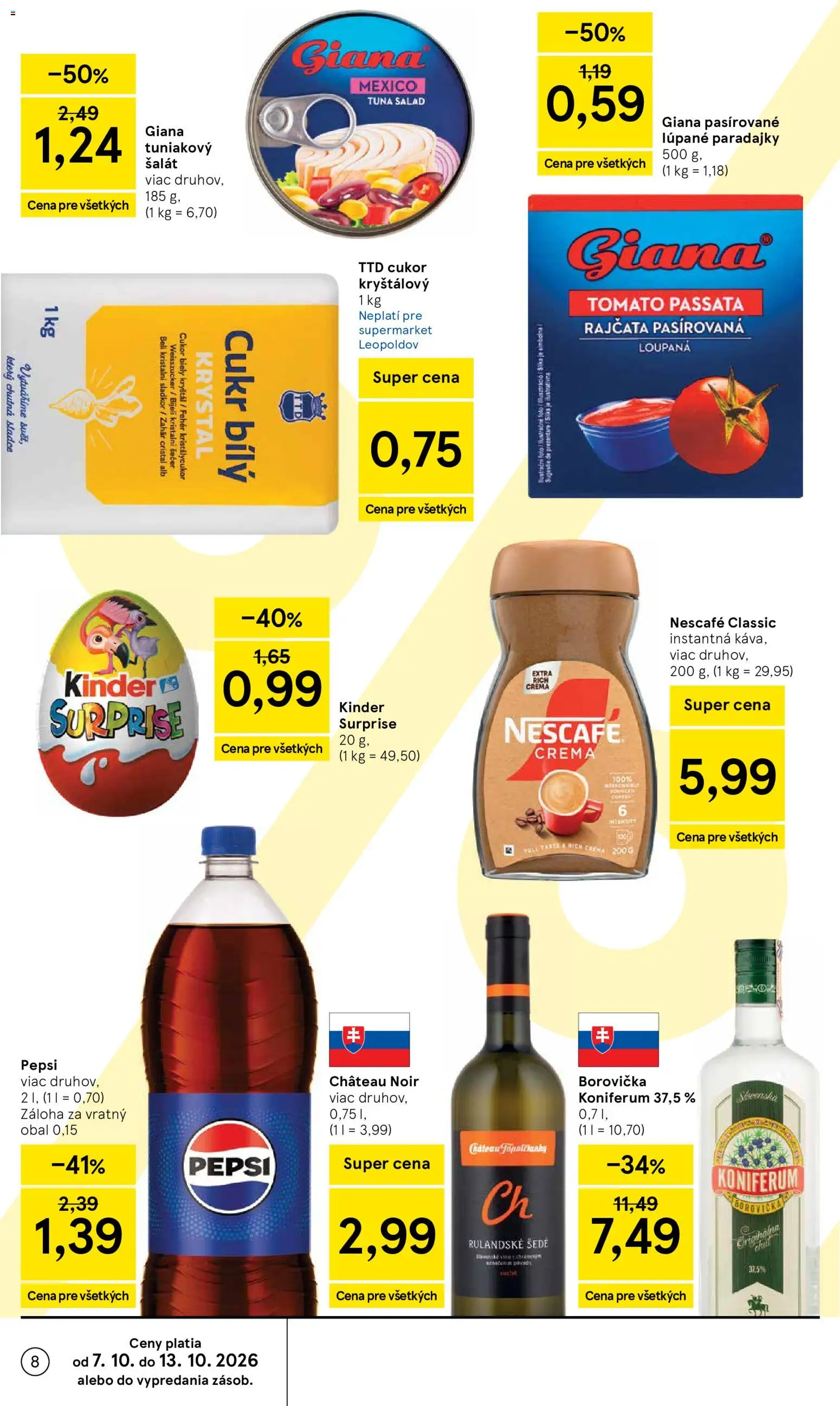 Náhľad Tesco letáku platného od 07.10.2026