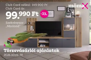 Mömax - Mömax akciós újság megtekintése, amely érvényes 2026.10.01.-től