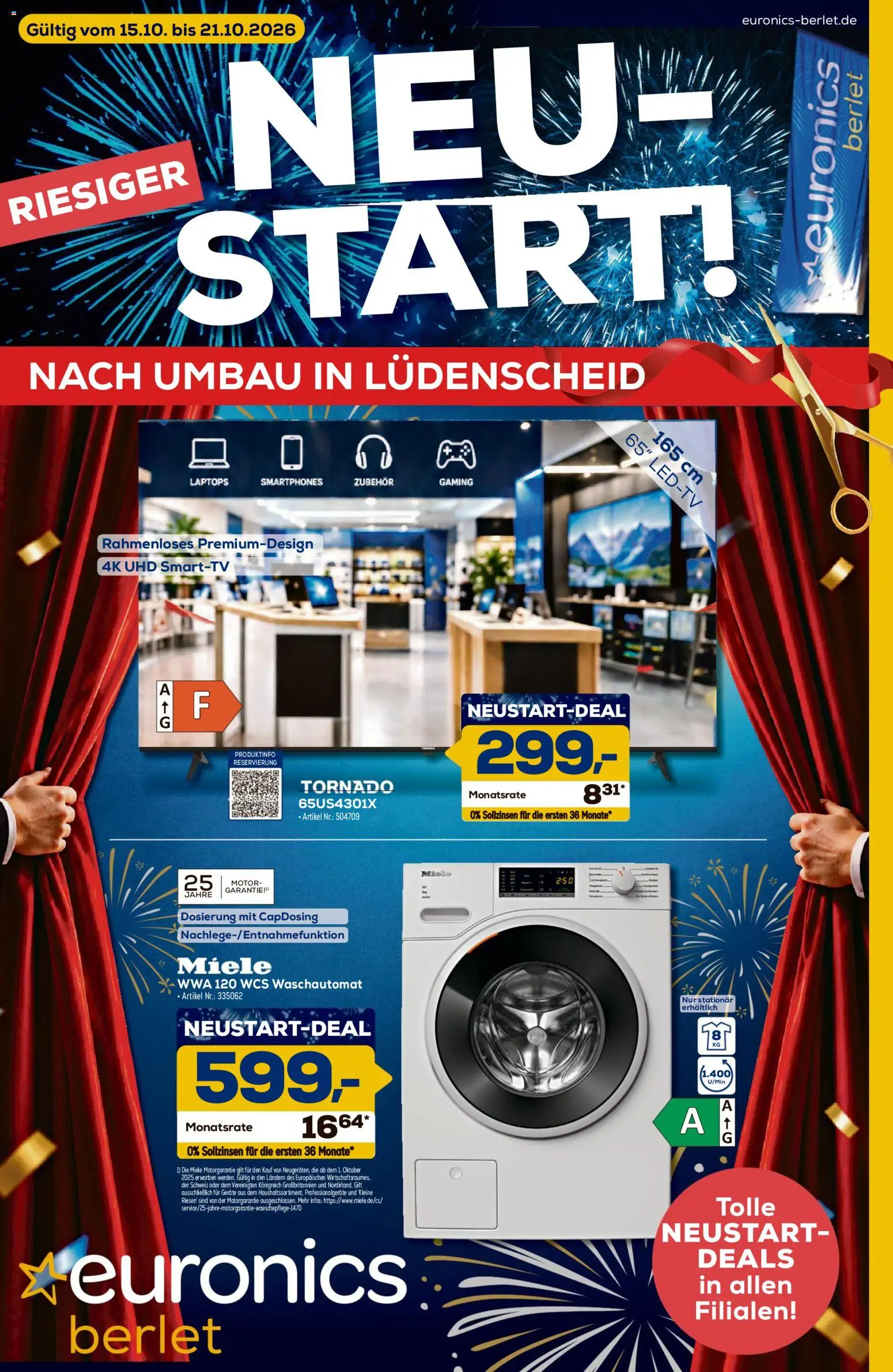 Vorschau von dem Prospekt des Geschäftes Euronics, gültig ab dem 15.10.2026 - Smartphones, Miele