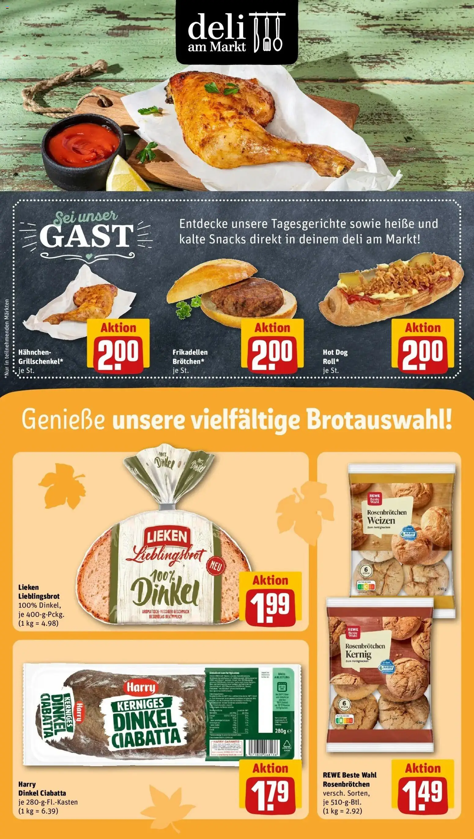 Vorschau von dem Prospekt des Geschäftes Rewe, gültig ab dem 12.10.2026