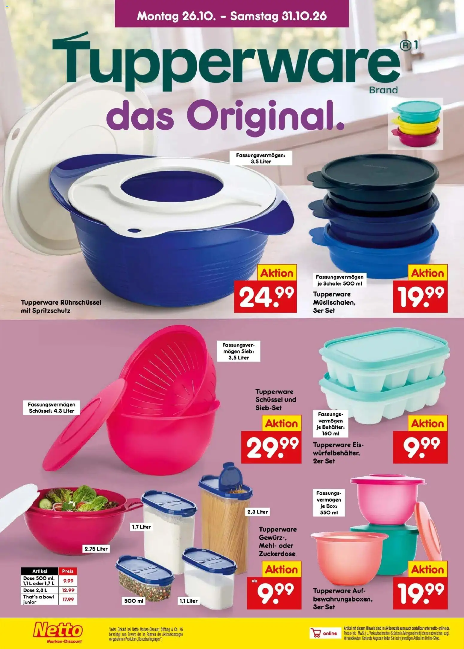 Vorschau von dem Prospekt des Geschäftes Netto Marken-Discount, gültig ab dem 26.10.2026