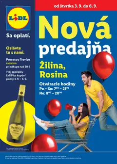 Náhľad Lidl letáku platného od 03.09.2026