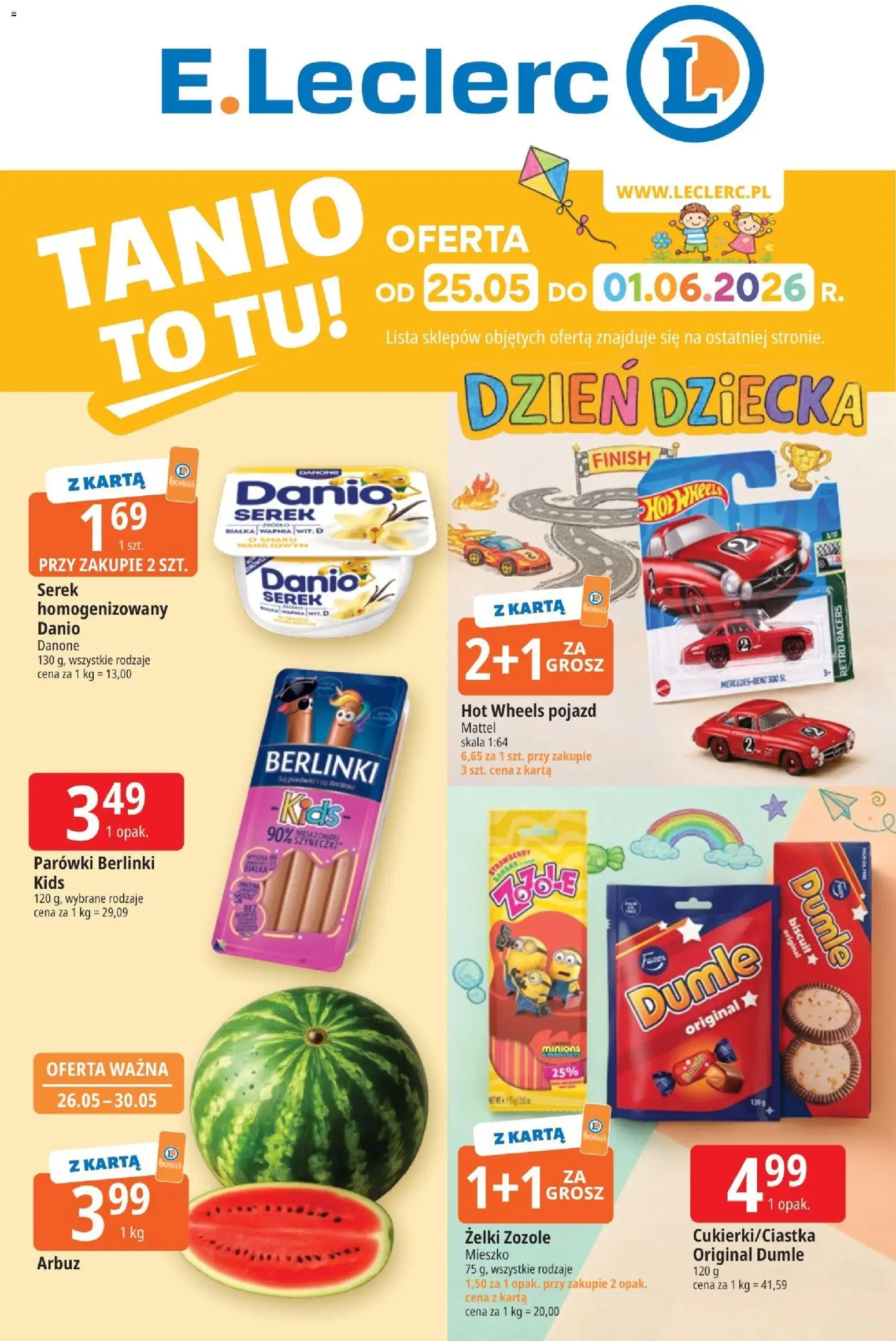 Pogląd gazetki "E.Leclerc gazetka - Tychy" ze sklepu E.Leclerc ważnej od 25.05.2026
