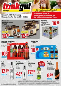 Vorschau von dem Prospekt des Geschäftes Trinkgut, gültig ab dem 17.05.2026