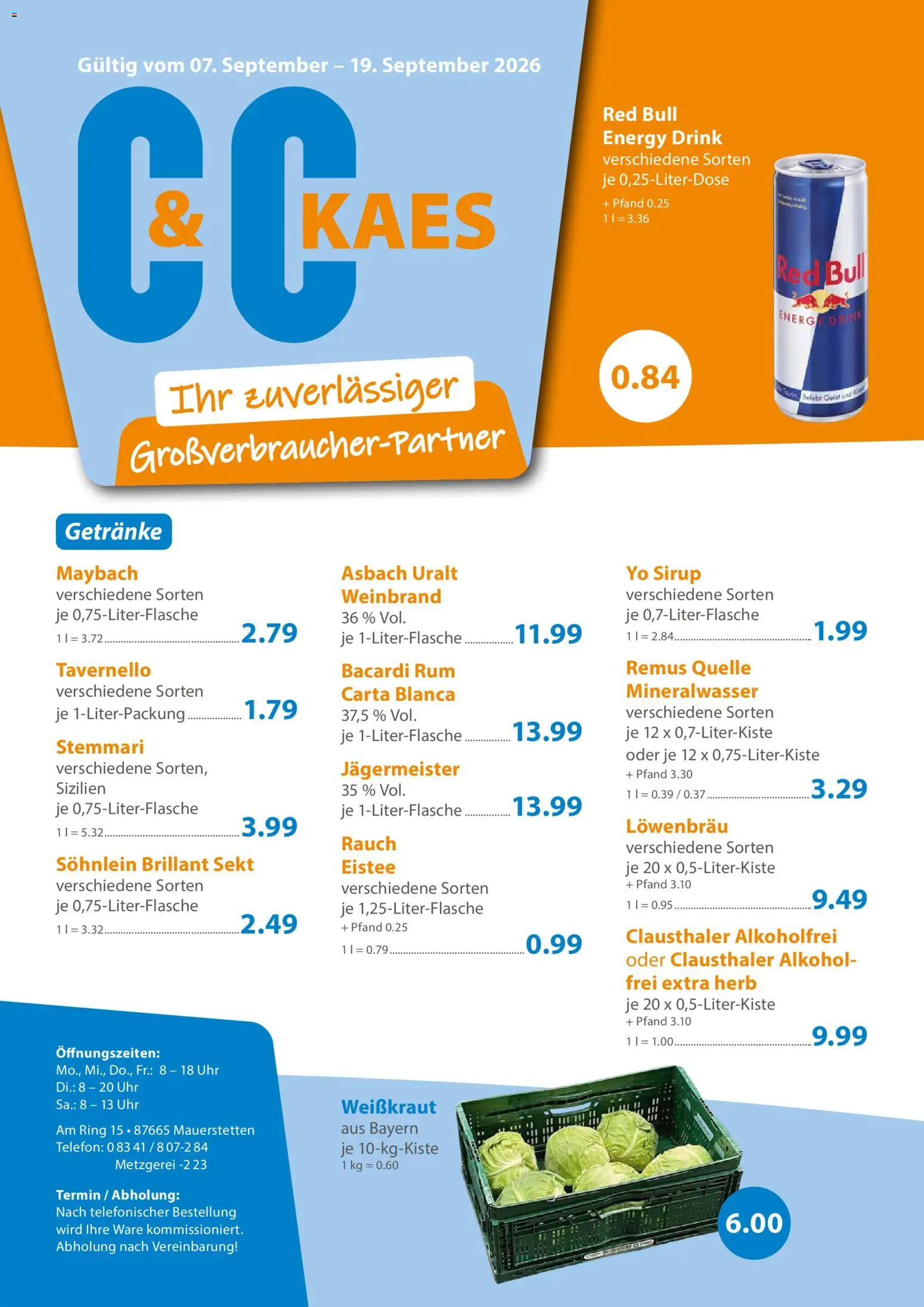 Vorschau von dem Prospekt des Geschäftes C&C, gültig ab dem 07.09.2026