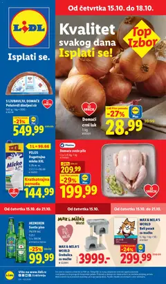 Pregled Lidl kataloga - važi od 15.10.2026