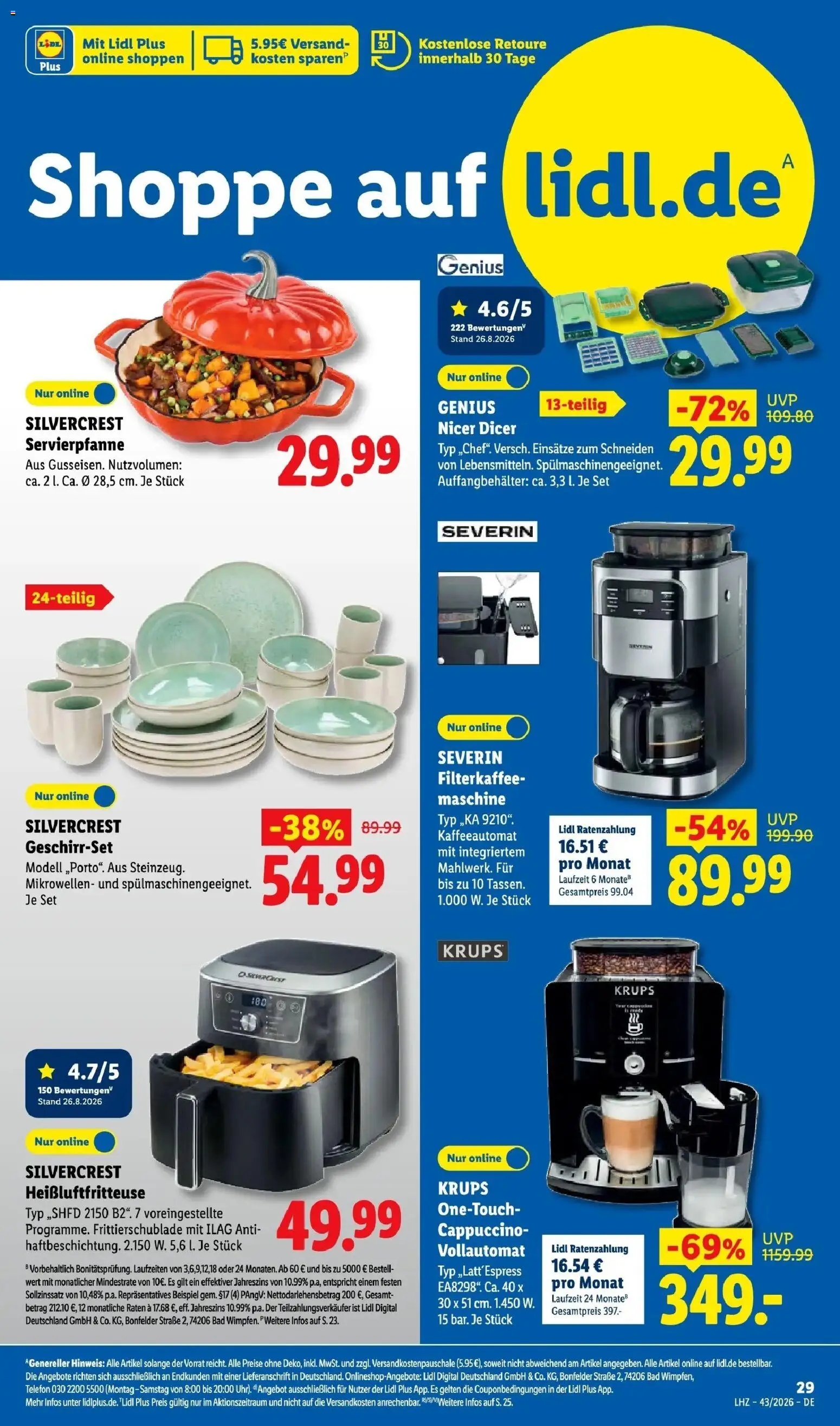 Vorschau von dem Prospekt des Geschäftes Lidl, gültig ab dem 19.10.2026