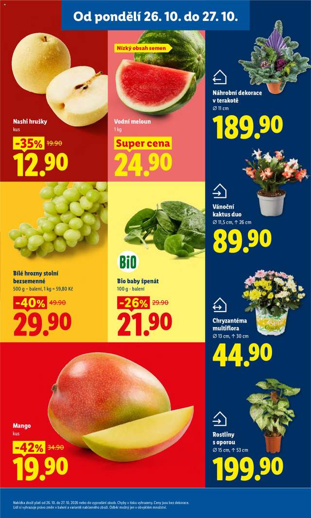Nový Lidl leták od 26.10.