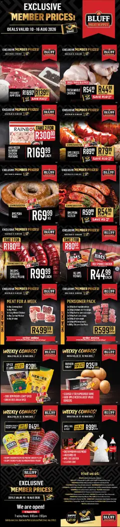 Preview of Bluff Meat Supply flyer valid from 10/08/2026