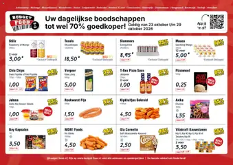 Voorbeeld van Budget Food folder van winkel Budget Food geldig vanaf 23-10-2026