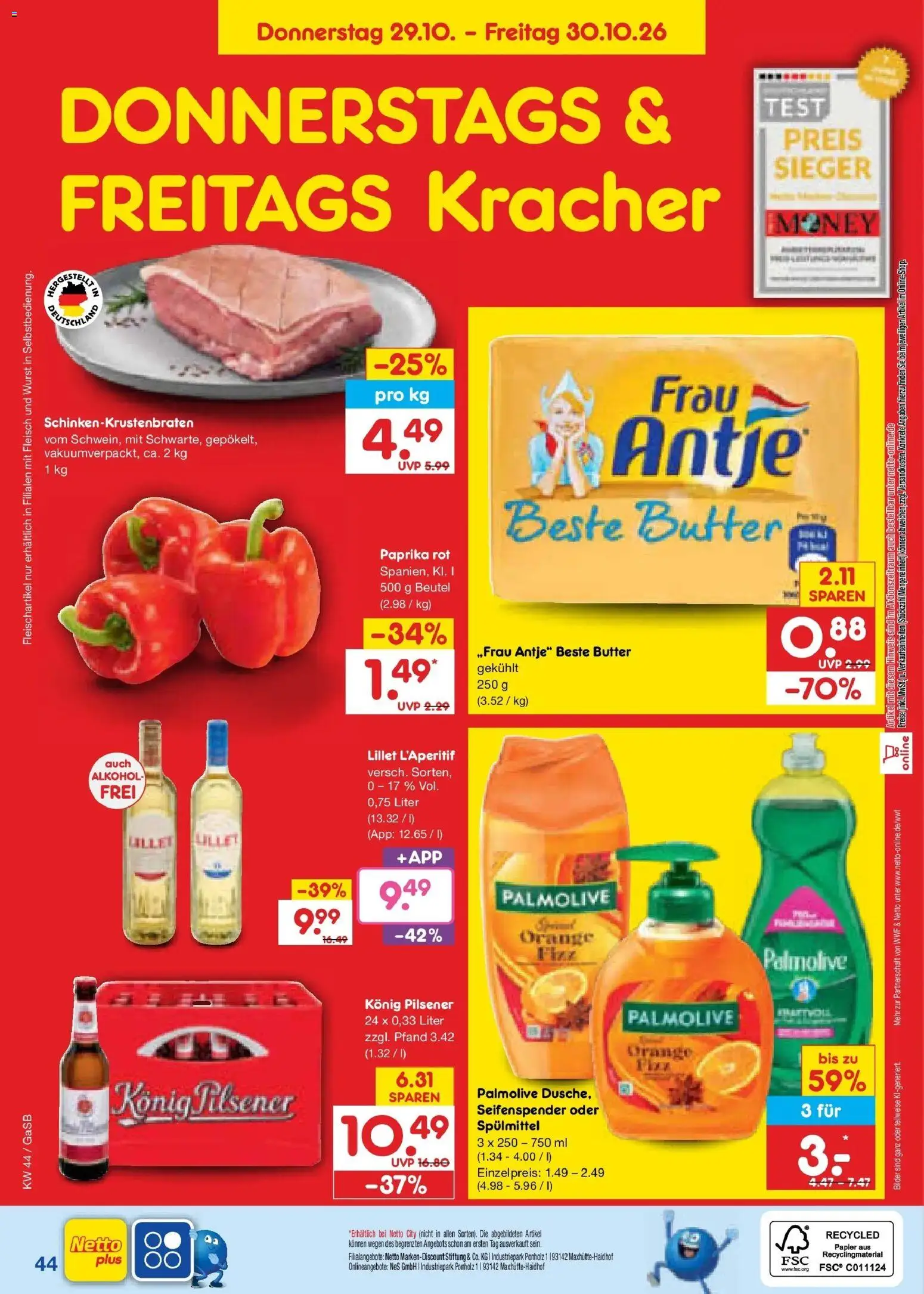 Vorschau von dem Prospekt des Geschäftes Netto Marken-Discount, gültig ab dem 26.10.2026