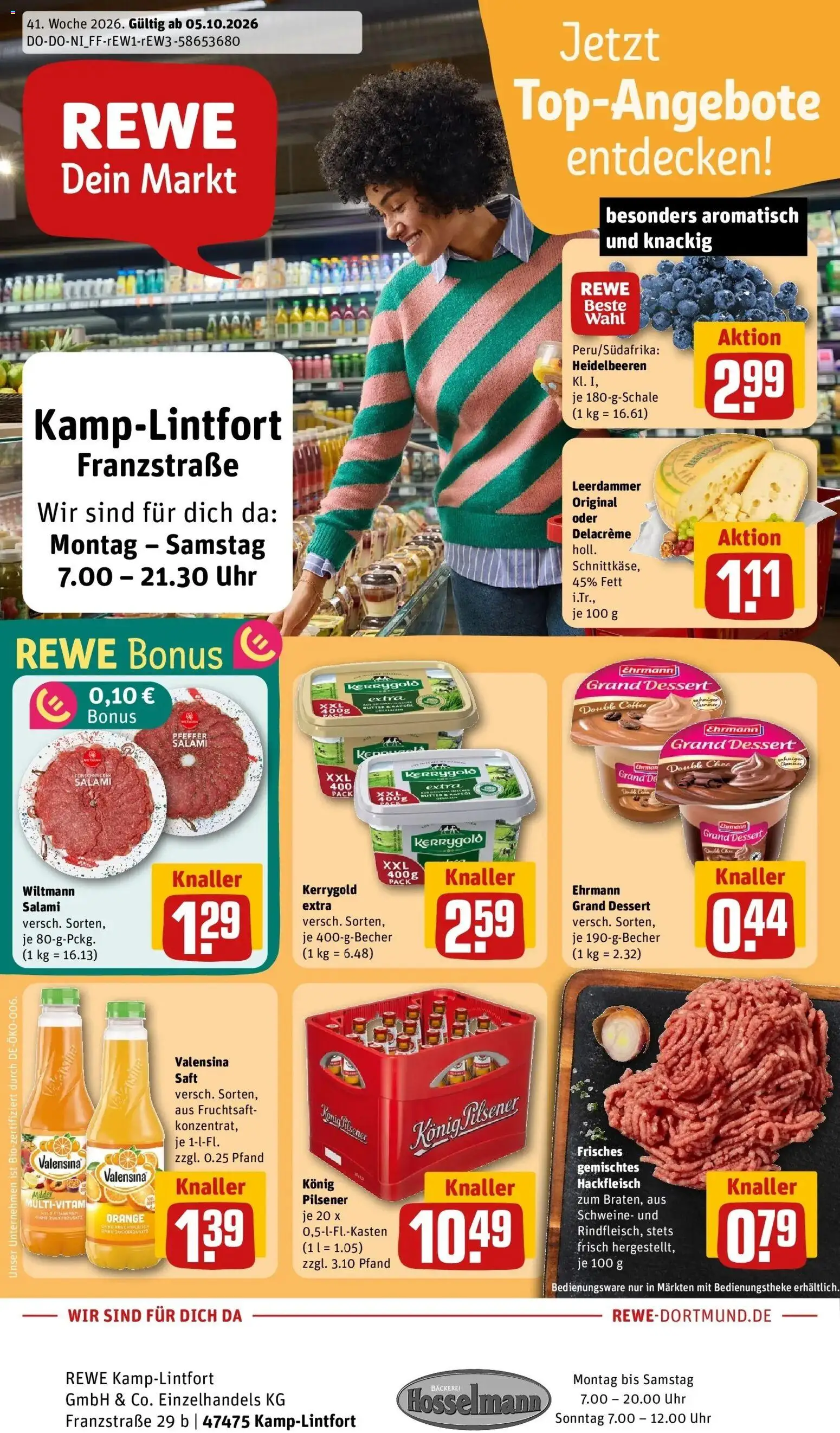 Vorschau von dem Prospekt des Geschäftes Rewe, gültig ab dem 05.10.2026