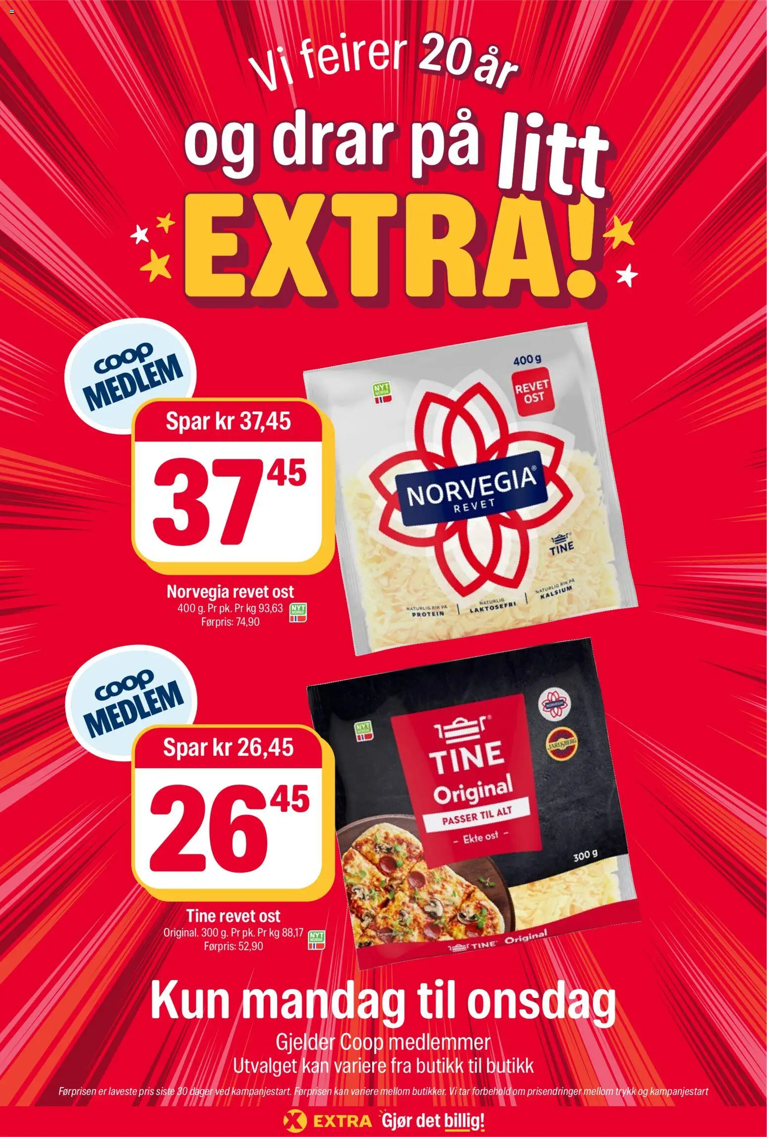 Forhåndsvis Coop Extra kundeavis fra butikk Coop Extra gyldig fra 21/09/2026