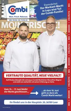 Vorschau von dem Prospekt des Geschäftes Combi, gültig ab dem 08.06.2026