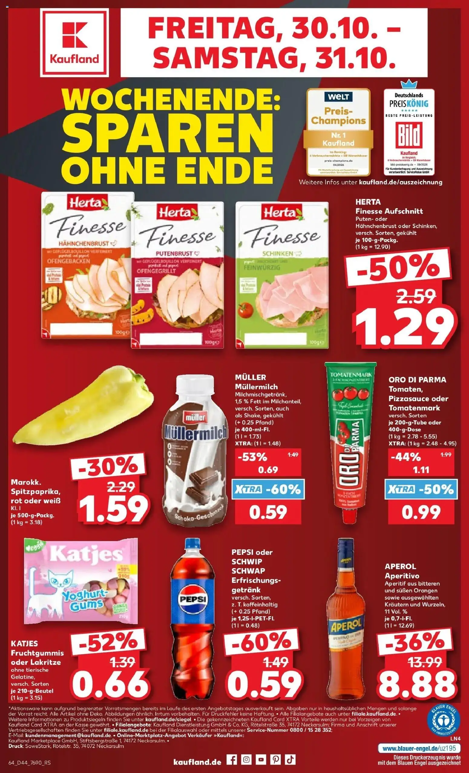 Vorschau von dem Prospekt des Geschäftes Kaufland, gültig ab dem 26.10.2026