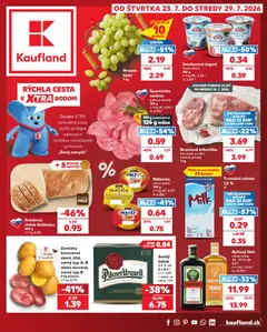Náhľad Kaufland letáku platného od 23.07.2026