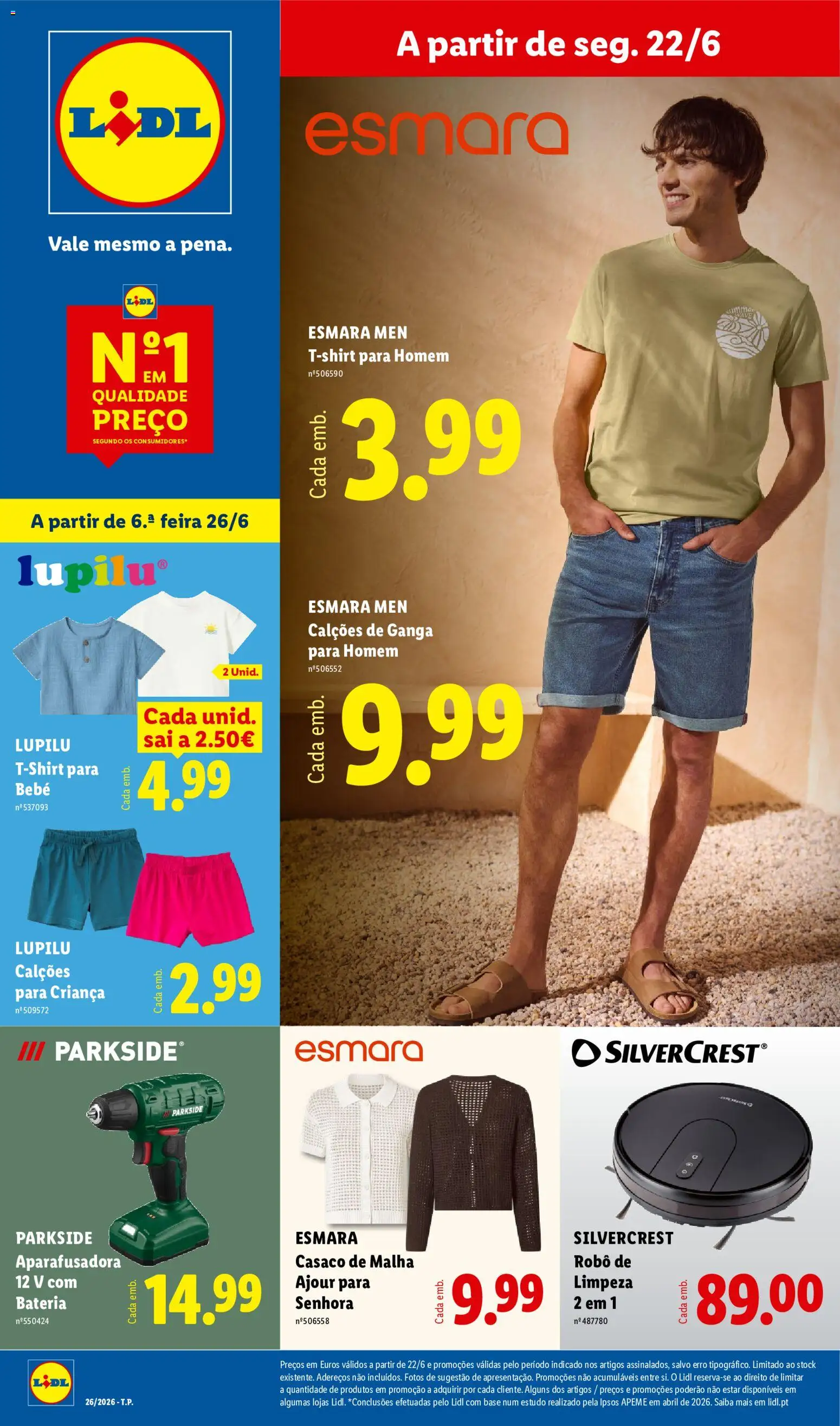 Pré-visualização do folheto da loja Lidl válida a partir de 22/06/2026